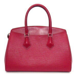 Louis Vuitton Soufflot Epi Bag Fuchsia Shoulder Cowhide Pink